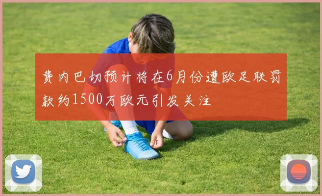 费内巴切预计将在6月份遭欧足联罚款约1500万欧元引发关注